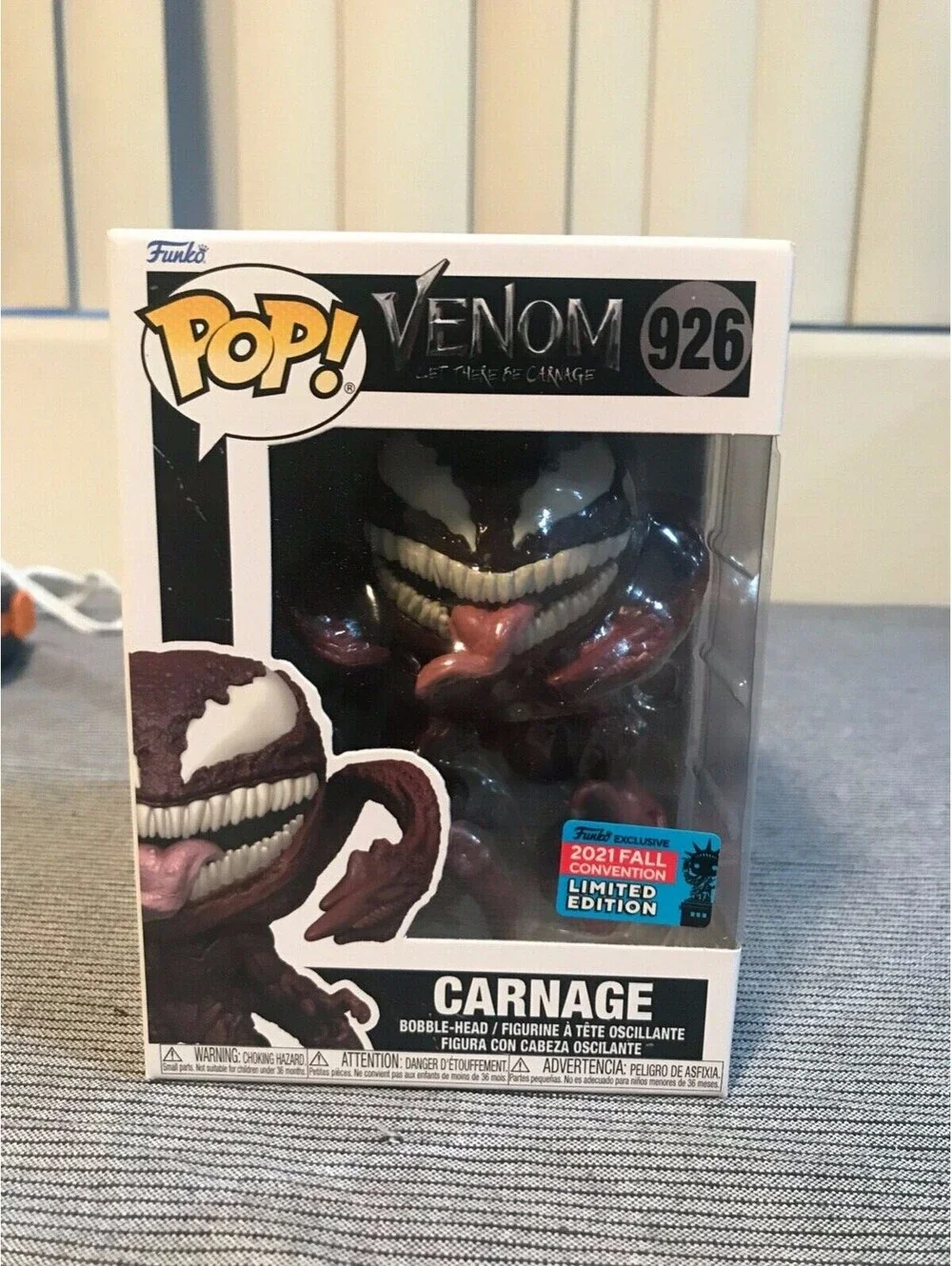 VAULTED LE EXC Carnage Funko Pop #926 Bobblehead Venom Spider-man Marvel MCU